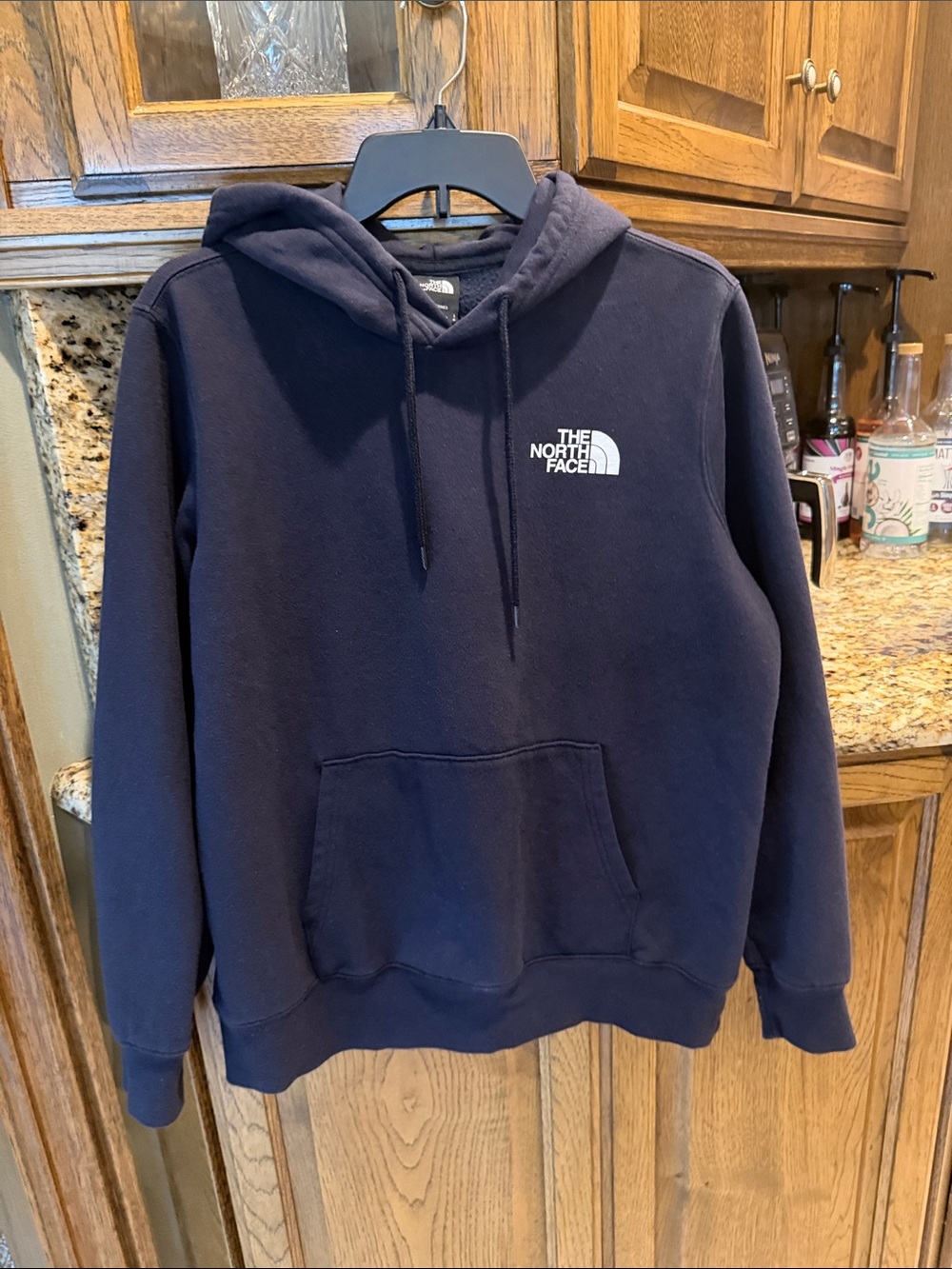 The North Face Women's Large IC Geo Print Box Logo Pullover Hoodie Black